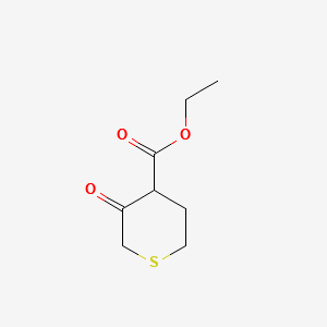 tetrahydro-3-oxo-2H-thiopeyran-4-carboxylicacidethylester structure, CAS 135369-32-3