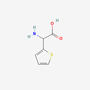 2-Amino-2-(2-Thienyl)aceticacid structure, CAS 21124-40-3