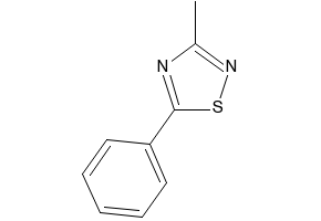 1,2,4-Thiadiazole,3-methyl-5-phenyl- structure, CAS 50483-77-7