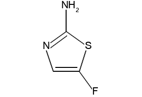 5-Fluoro-2-aminothiazol structure, CAS 64588-82-5