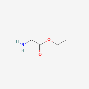 Ethyl2-aminoacetate structure, CAS 459-73-4