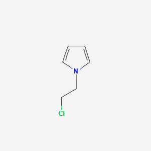 1-(2-Chloroethyl)pyrrole structure, CAS 77200-24-9