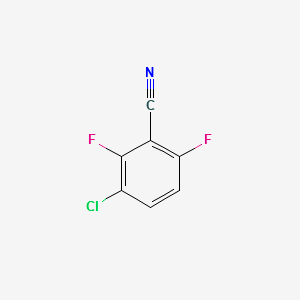 3-Chloro-2,6-difluorobenzonitrile structure, CAS 86225-73-2