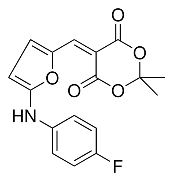 5-[(4-Chloro-phenylamino)-methylene]-2,2-dimethyl-[1,3]dioxane-4,6-dione structure, CAS 25063-46-1