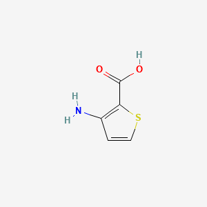 3-Amino-thiophene-2-carboxylicacid structure, CAS 55341-87-2