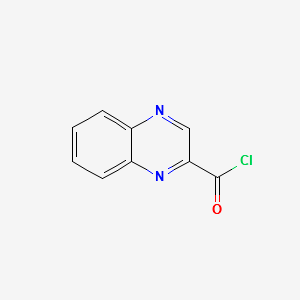 2-Quinoxalinecarbonylchloride structure, CAS 54745-92-5