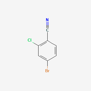 4-Bromo-2-chlorobenzonitrile structure, CAS 154607-01-9