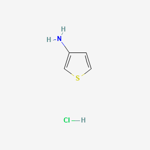 Thiophen-3-ylaminehydrochloride structure, CAS 25475-76-7