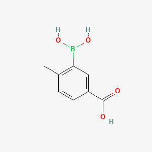(2-Methyl-5-Carboxyphenyl)boronicacid structure, CAS 170230-88-3