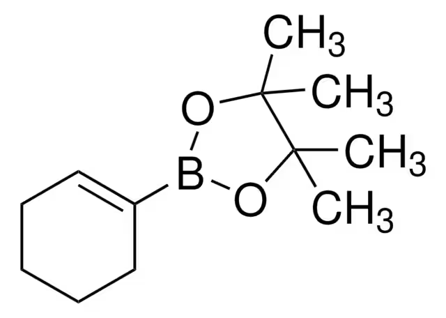 Cyclohexen-1-yl-boronicacidpinacolester structure, CAS 141091-37-4