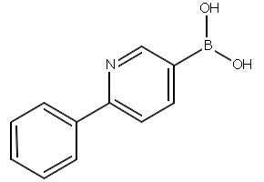 6-phenylpyridin-3-ylboronicacid structure, CAS 155079-10-0