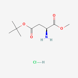 L-AsparticAcid-4-tert-Butyl-1-methylester structure, CAS 2673-19-0