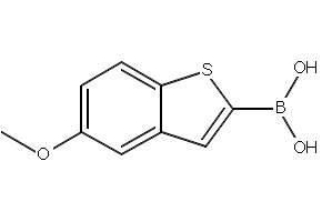 5-methoxybenzo[b]thiophen-2-ylboronicacid structure, CAS 193965-30-9