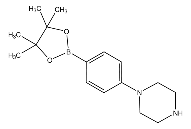 1-(4-(4,4,5,5-tetramethyl-1,3,2-dioxaborolan-2-yl)phenyl)piperazine structure, CAS 912369-50-7