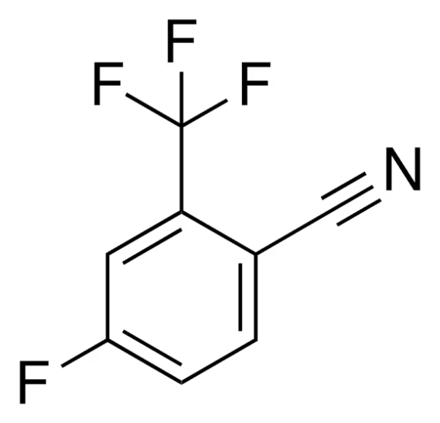 2-Fluoro-4-hydrazino-benzonitrile structure, CAS 129946-64-1