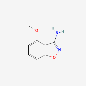 4-Methoxy-benzo[d]isoxazol-3-ylamine structure, CAS 177995-40-3