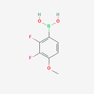 2,3-difluoro-4-methoxyphenylboronicacid structure, CAS 170981-41-6