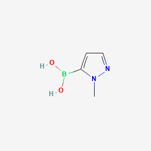 1-methyl-1H-pyrazol-5-yl-5-boronicacid structure, CAS 720702-41-0