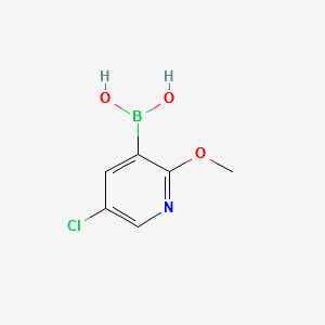 5-chloro-2-methoxypyridin-3-yl-3-boronicacid structure, CAS 943153-22-8