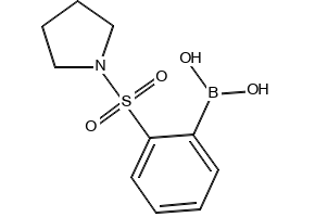 2-(Pyrrolidinylsulfonyl)phenylboronicacid structure, CAS 913835-83-3