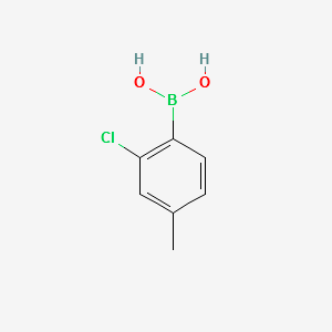 2-Chloro-4-methylphenylboronicacid structure, CAS 145349-62-8
