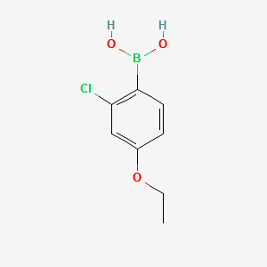 2-Chloro-4-ethoxyphenylboronicacid structure, CAS 313545-44-7