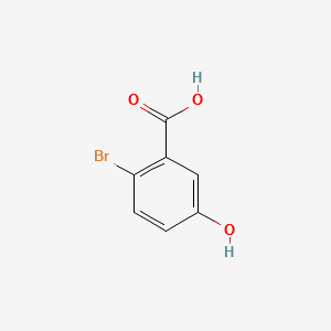2-Bromo-5-hydroxybenzoicacid structure, CAS 58380-11-3