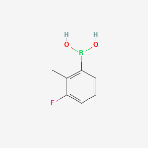 3-Fluoro-2-methylphenylboronicacid structure, CAS 163517-61-1