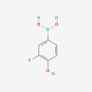 3-Fluoro-4-hydroxyphenylboronicacid structure, CAS 182344-14-5