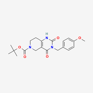 3-(4-Methoxy-benzyl)-2,4-dioxo-1,3,4,5,7,8-hexahydro-2H-pyrido[4,3-d]pyrimidine- structure, CAS 947404-33-3
