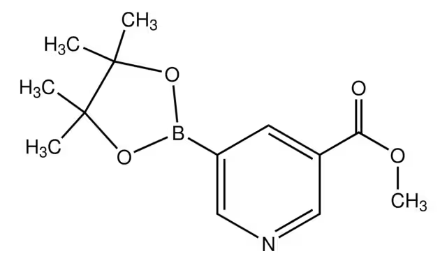 5-(methoxycarbonyl)pyridin-3-ylboronicacidpinacolester structure, CAS 1025718-91-5