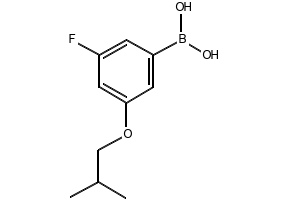 3-Fluoro-5-isobutoxyphenylboronicacid structure, CAS 850589-57-0