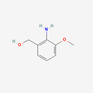 (2-Amino-3-methoxy-phenyl)-methanol structure, CAS 205877-13-0