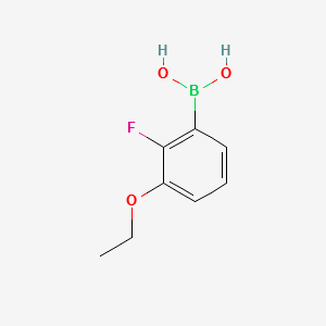 3-Ethoxy-2-fluorophenylboronicacid structure, CAS 855230-61-4