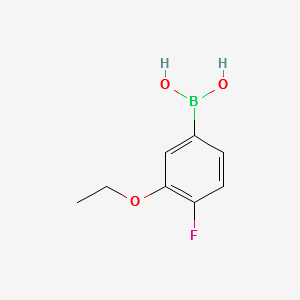 3-Ethoxy-4-fluorophenylboronicacid structure, CAS 900174-65-4