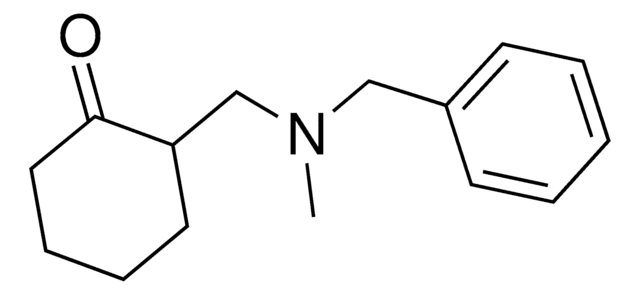 2-[(Benzyl-methyl-amino)-methyl]-cyclohexanonehydrochloride structure, CAS 6333-27-3