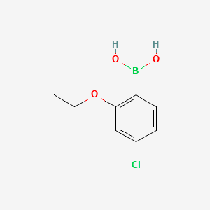 4-Chloro-2-ethoxyphenylboronicacid structure, CAS 850568-80-8