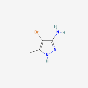4-Bromo-5-methyl-2H-pyrazol-3-yl-amine structure, CAS 1780-72-9