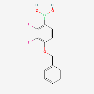 4-(Benzyloxy)-2,3-difluorophenylboronicacid structure, CAS 156635-87-9