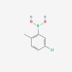 5-Chloro-2-methylphenylboronicacid structure, CAS 148839-33-2