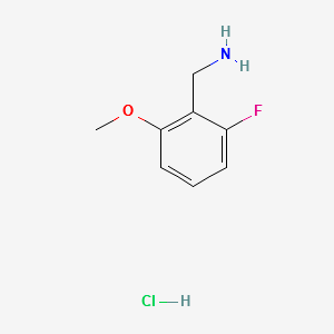 (2-Fluoro-6-methoxy-phenyl)-methyl-aminehydrochloride structure, CAS 1214366-31-0