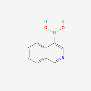 Isoquinoline-4-boronicacid structure, CAS 192182-56-2