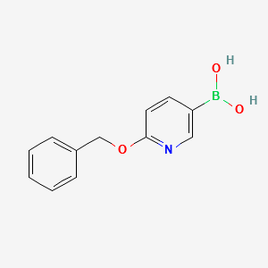 6-(benzyloxy)pyridin-3-yl-3-boronicacid structure, CAS 929250-35-1