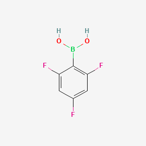 2,4,6-Trifluorophenylboronicacid structure, CAS 182482-25-3