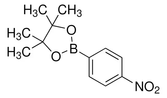 4,4,5,5-tetramethyl-2-(4-nitrophenyl)-1,3,2-dioxaborolane structure, CAS 171364-83-3