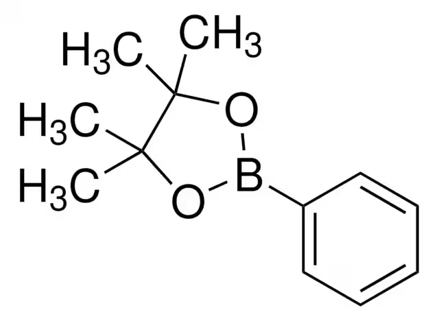 4,4,5,5-tetramethyl-2-phenyl-1,3,2-dioxaborolane structure, CAS 24388-23-6