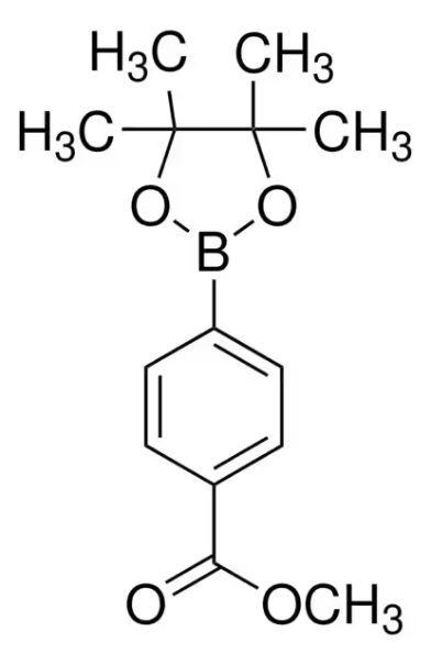 methyl4-(4,4,5,5-tetramethyl-1,3,2-dioxaborolan-2-yl)benzoate structure, CAS 171364-80-0