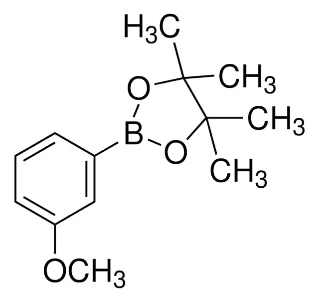 2-(3-methoxyphenyl)-4,4,5,5-tetramethyl-1,3,2-dioxaborolane structure, CAS 325142-84-5