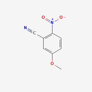 5-Methoxy-2-nitro-benzonitrile structure, CAS 38469-84-0