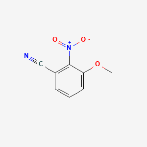 3-Methoxy-2-nitro-benzonitrile structure, CAS 142596-50-7